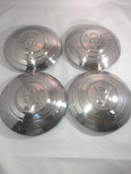 Stainless Hubcaps Set with V8 Logo for 1932 Ford Car (4+Spare)