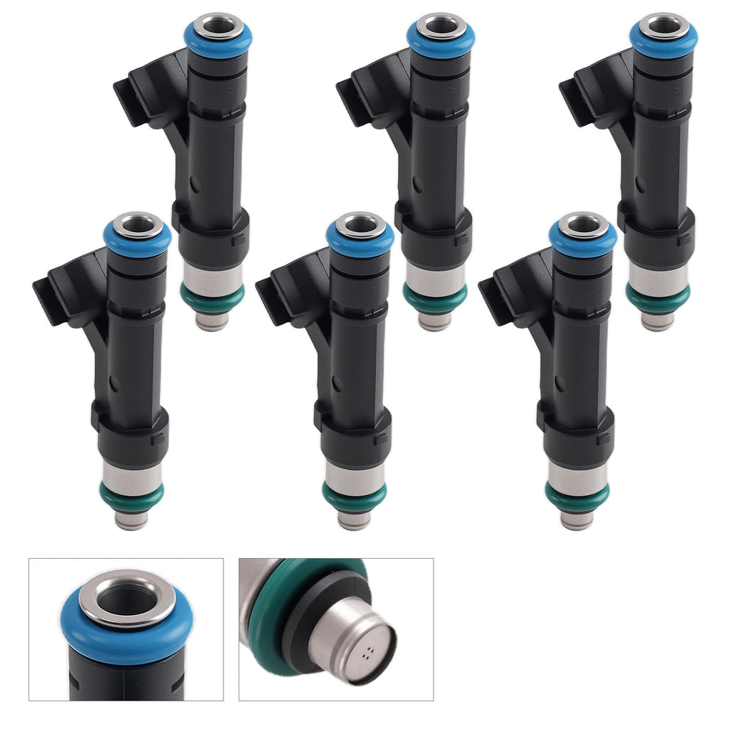 6X Fuel Injectors for Jeep Grand Cherokee Liberty (2004–2010) 3.7L