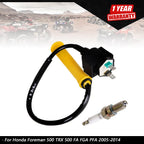 Ignition Coil & Spark Plug for Honda Foreman 500 TRX 500 (2005–2014)