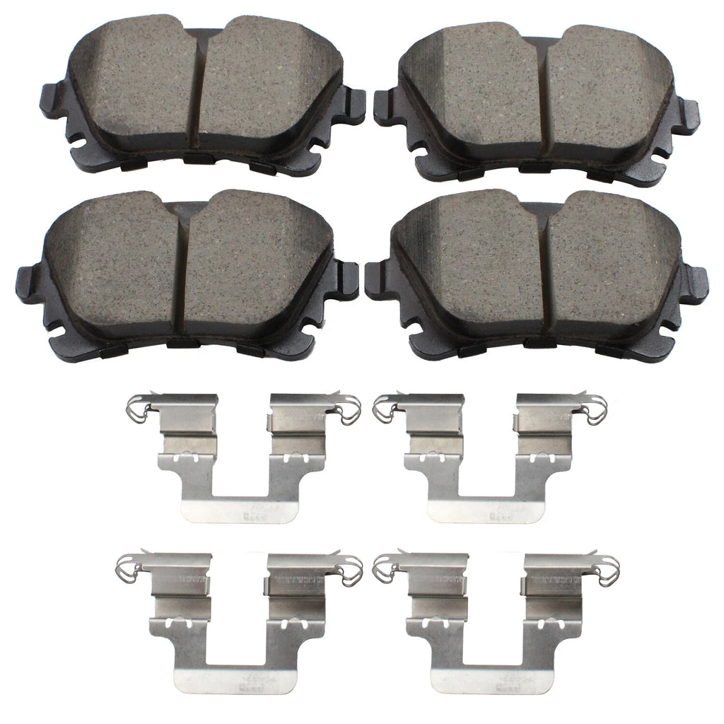 Set of 4 Akebono Euro Rear Ceramic Brake Pads for Audi A4 A5 Q5 (2009–2020)
