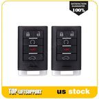 2 Key Fob Remote Shell Cases for Cadillac CTS STS (2008–2013)