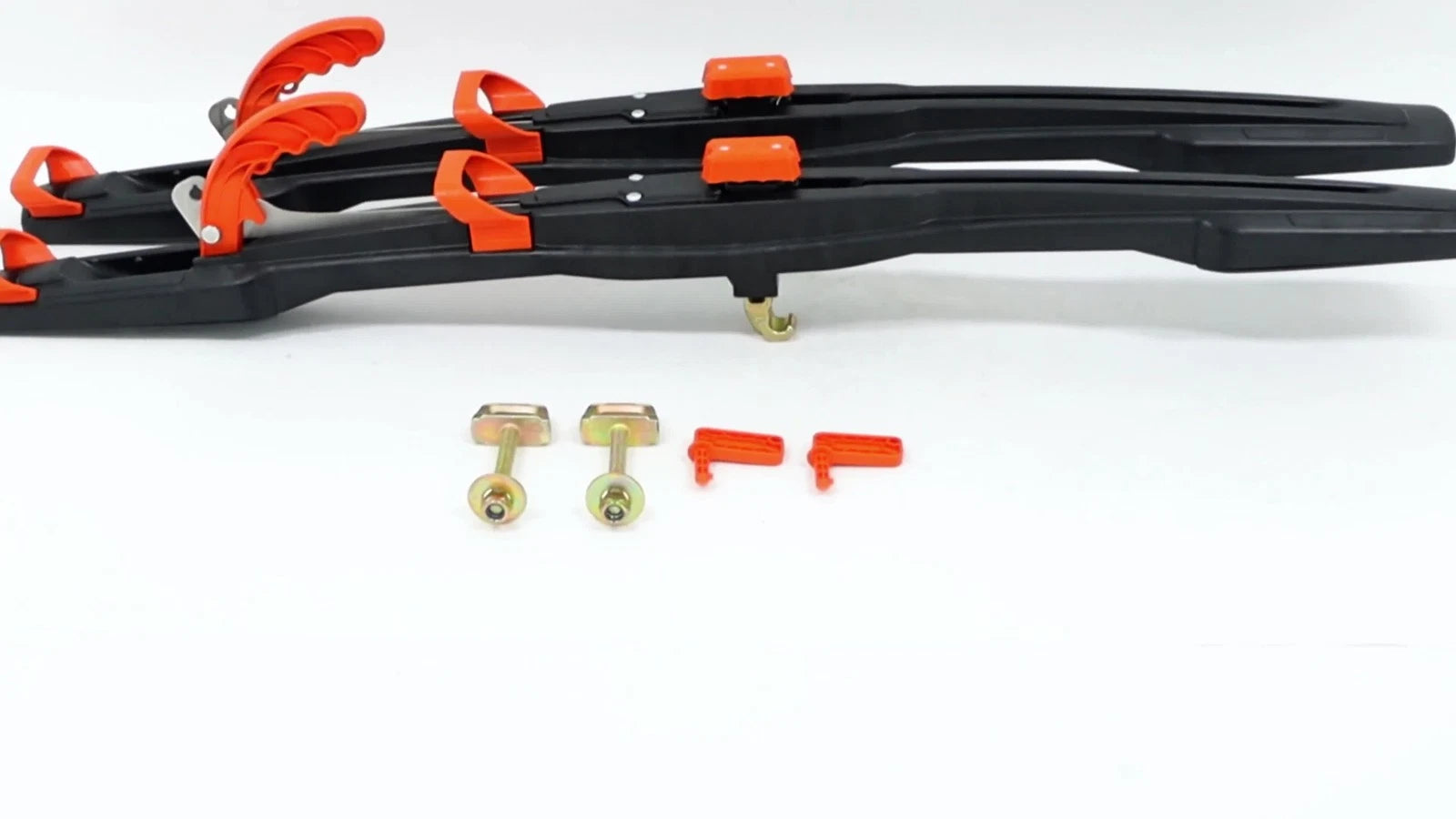 2X Snowmobile Sled Trailer Tie Down Front with Deck Hook