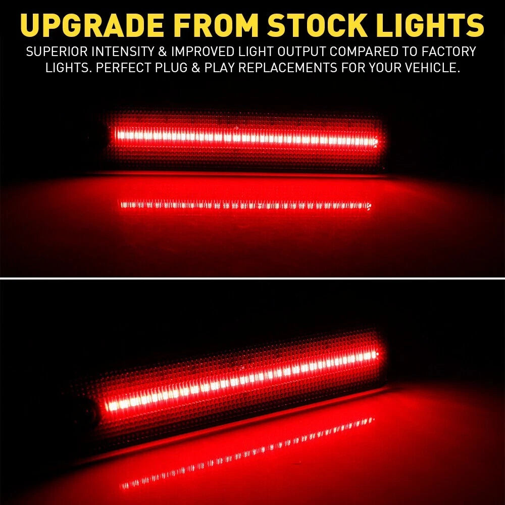 Set of 4 Smoke LED Side Marker Lights for Pontiac Trans Am Firebird (1998–2002)