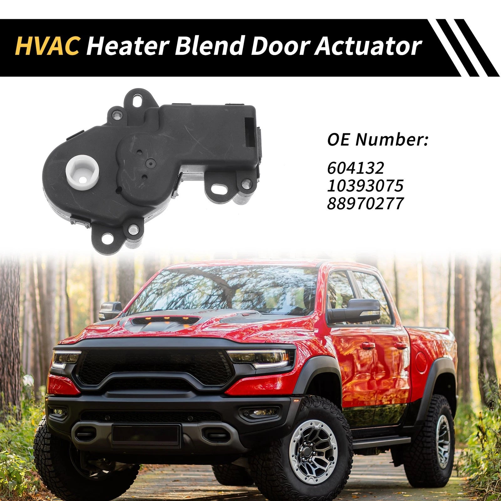 HVAC Air Door Actuator Heater Blend for Chevrolet Colorado (2004–2012) No. 604132