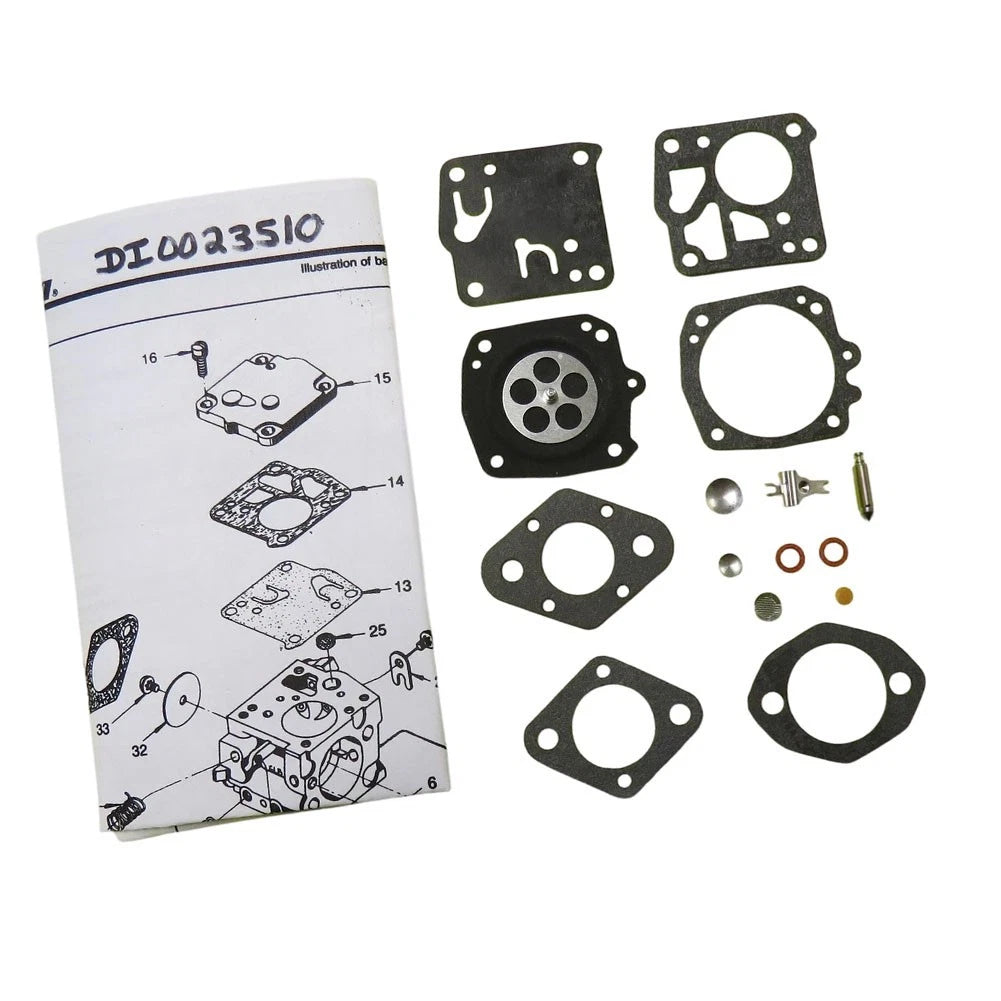 Carburetor Kit Gasket Set for Engine Maintenance (15 Pieces)