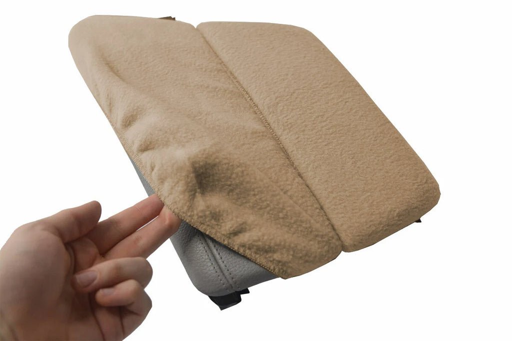 Armrest Cover Protector for BMW F10 528 535 (2011–2016) Beige Fleece