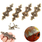 4Pcs Decorative Corner Protector for Wood Case Edge Bracket