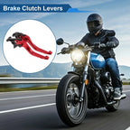 Adjustable Short Brake Clutch Levers for Honda VFR750 (1991–1997) Red 1 Pair