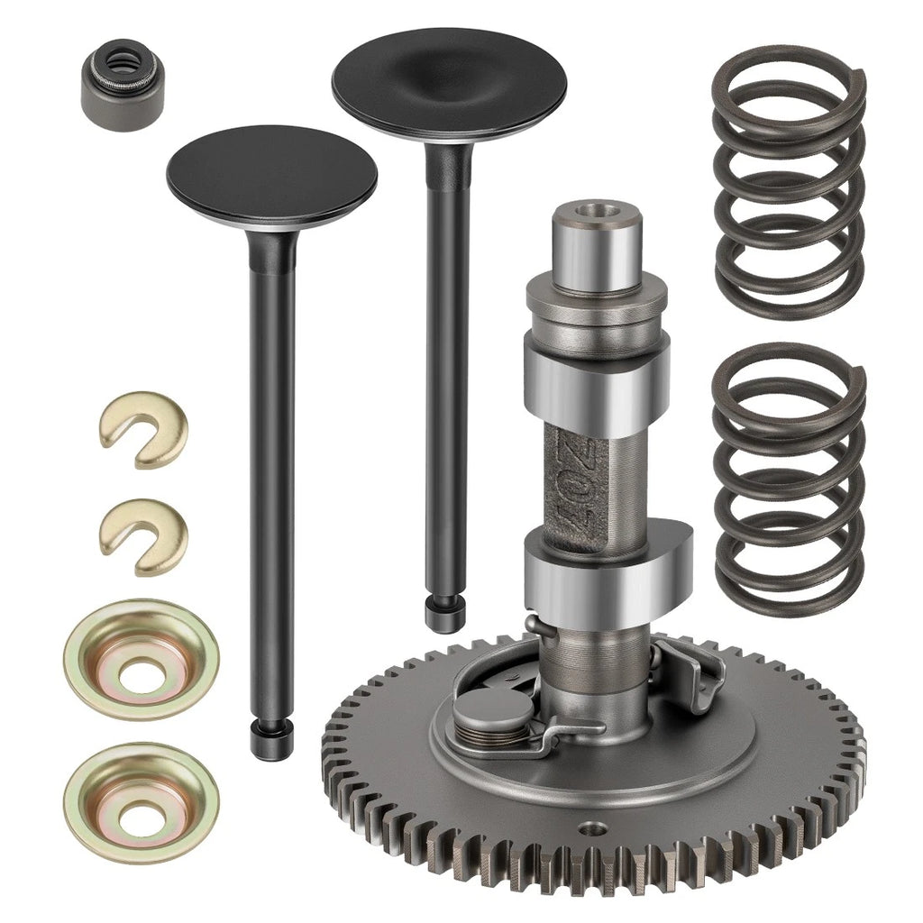 Camshaft & Intake Exhaust Valve Rebuild Kit for Yamaha Golf Cart G21 G22 G23 (1996–2007)