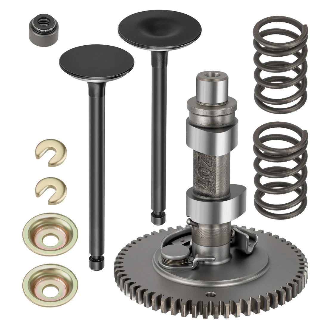 Camshaft & Intake Exhaust Valve Rebuild Kit for Yamaha Golf Cart G21 G22 G23 (1996–2007)