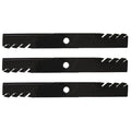 3X Toothed Mulching Mower Blade for Toro (Replaces 81-0100)