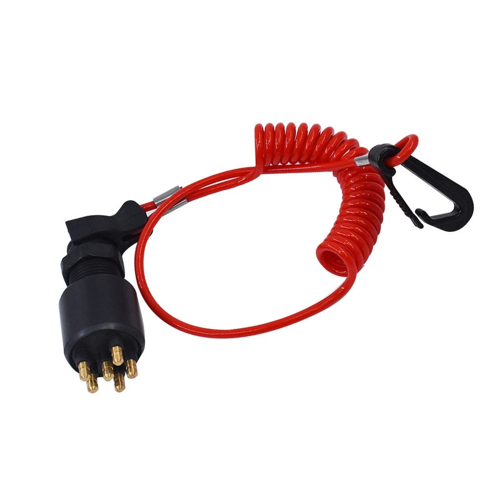 Ignition Switch & Lanyard for OMC Johnson Outboard Motor (Year Range)