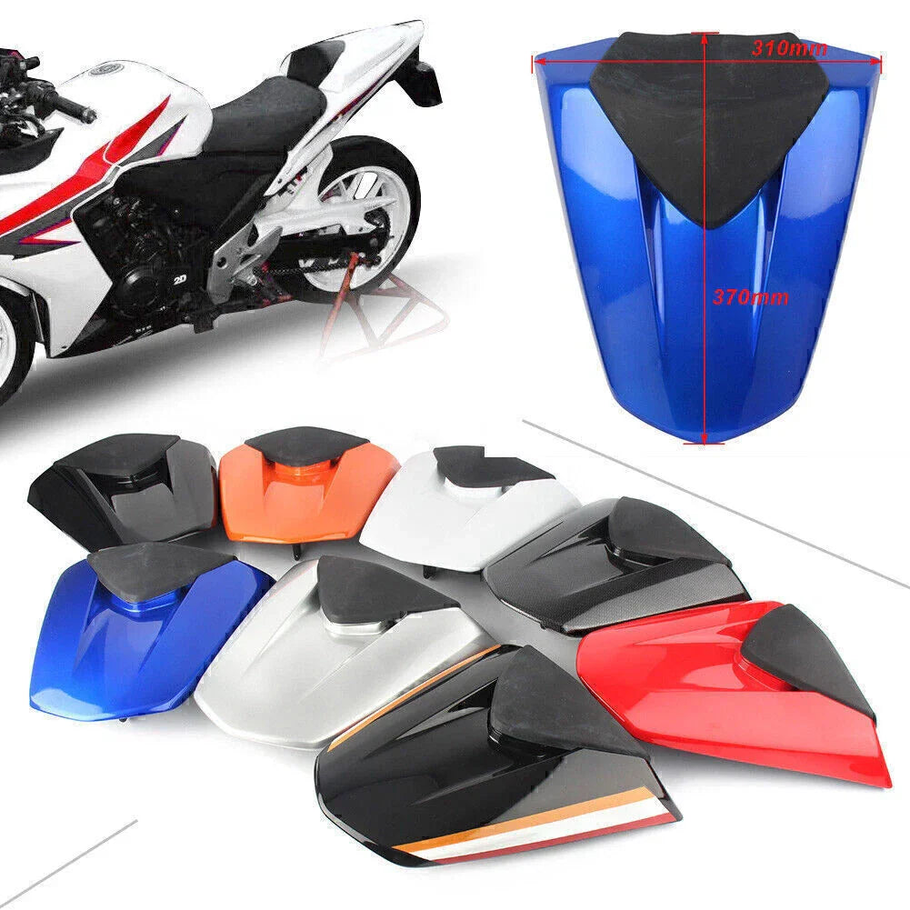 Rear Seat Cover Cowl for Honda CBR500R (2013-2015) Blue