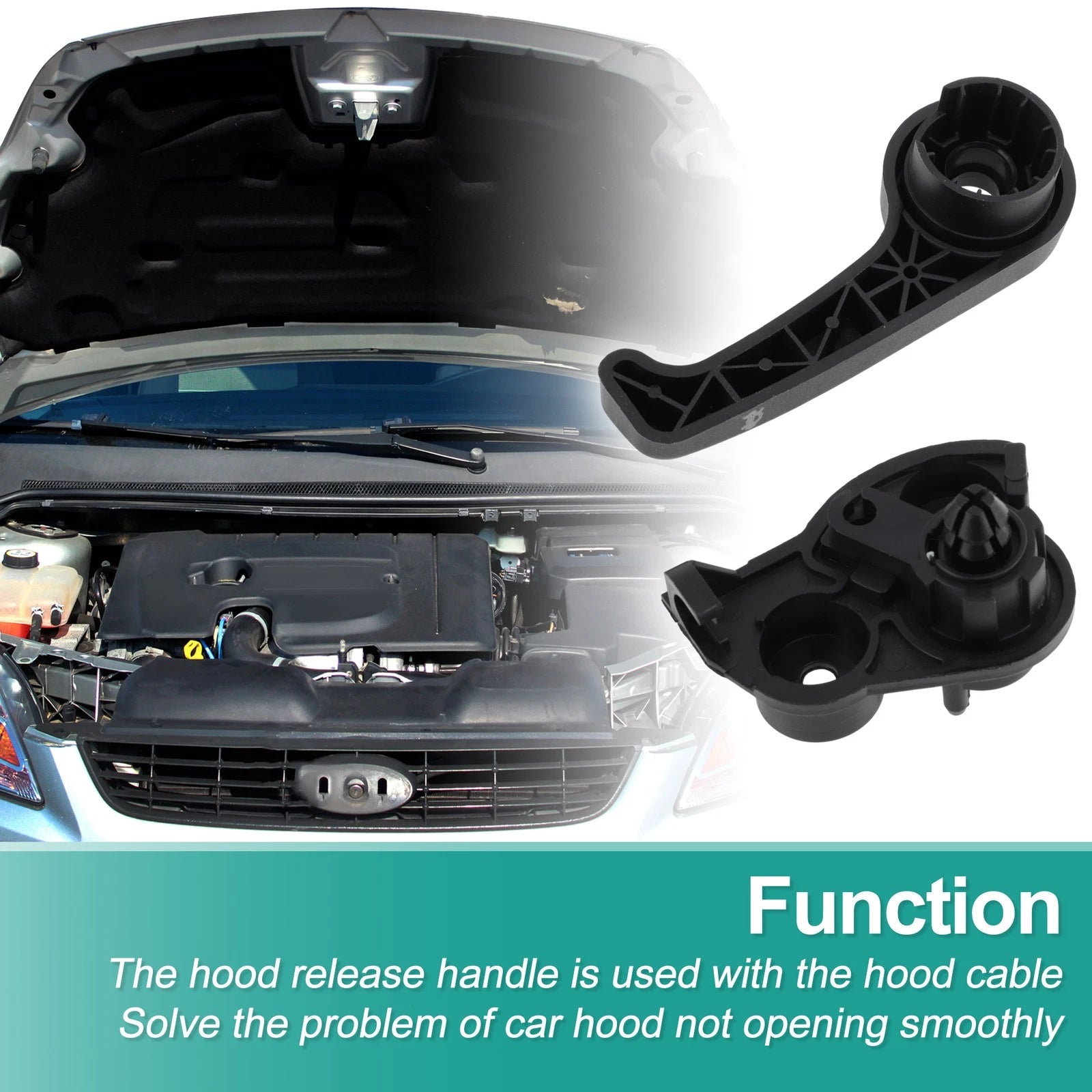 Hood Latch Release Handle for Kia Niro (2017–2020) No. 811812B000