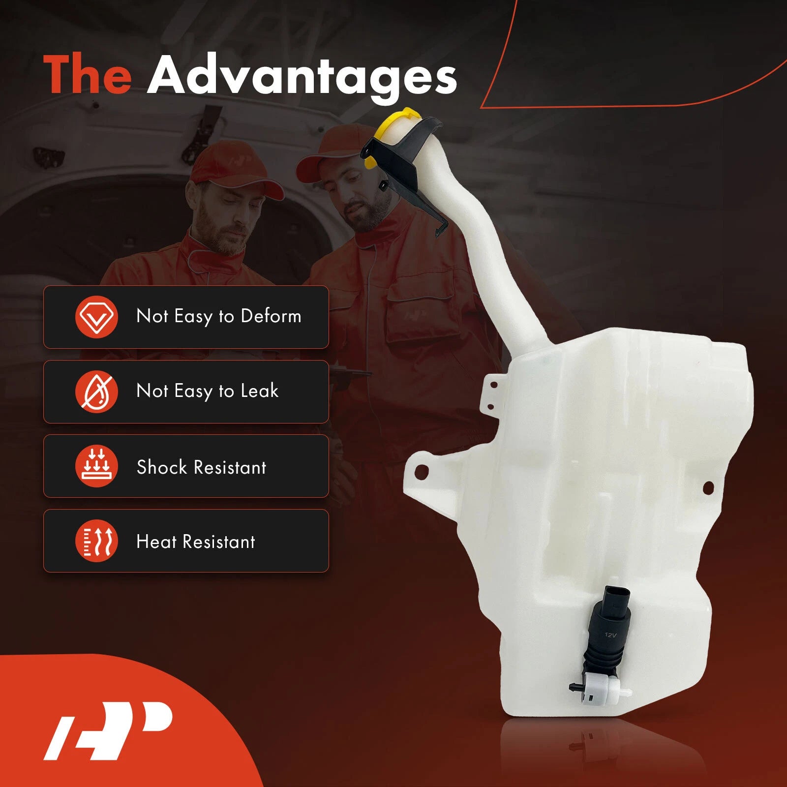 Windshield Washer Reservoir with Pump & Cap for Ford Escape (2013–2014)
