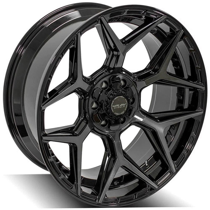 22 Inch Gloss Black Wheel with Brushed Face for Toyota Sequoia (2023–2024)