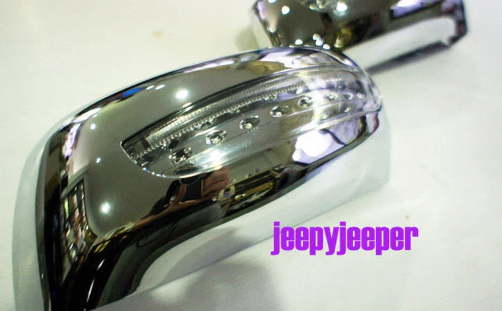 Chrome LED Side Mirror Covers for Isuzu D-Max Pickup Ute (2012-2019)