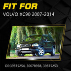Set of 2 Front Bumper Headlight Washer Cover Caps for Volvo XC90 (2007–2014)