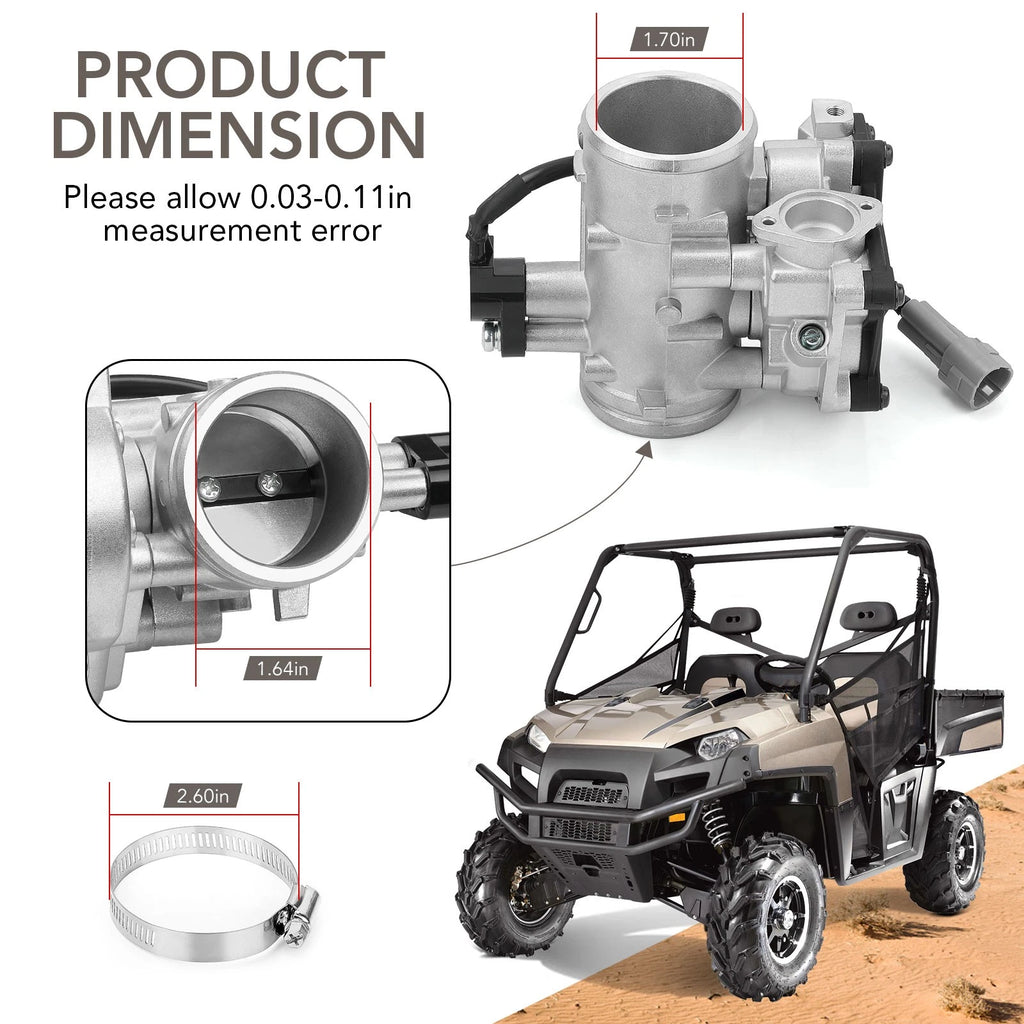 Throttle Body for Polaris Ranger XP 800 / Crew 800 / HD 800 (2010)