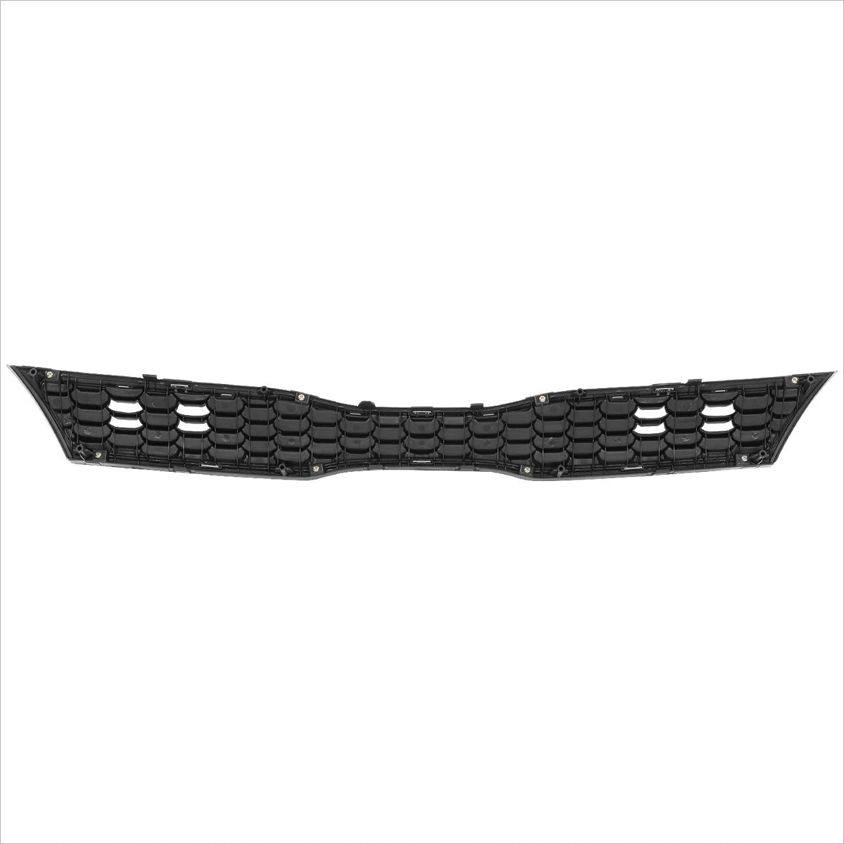 Upper Grille Insert for Kia Rio (2016–2017) Matte Black w/Chrome Moulding