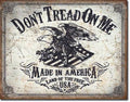 Vintage Replica Tin Metal Sign Don't Tread on Me (2008)