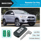 Remote Smart Proximity Key 3 Button 433MHz ID46 for Mitsubishi Lancer
