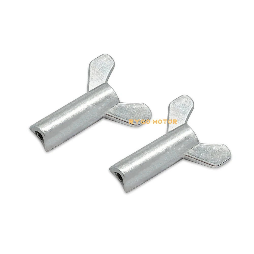 2X Rear Brake Adjuster Hardware Kit Nut & Spring for Honda ATC125 ATC200 ATC250
