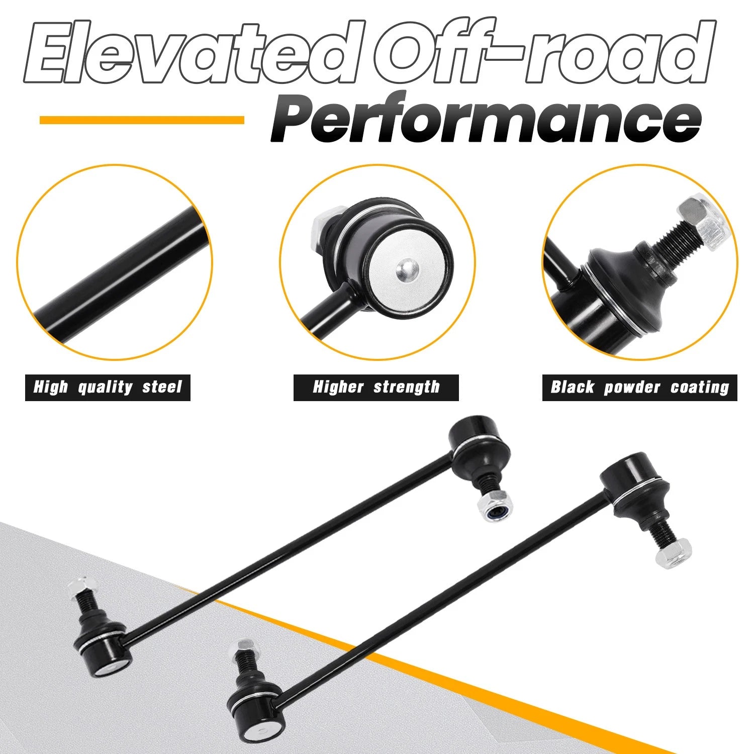 2Pcs Front Stabilizer Sway Bar End Links for Chevy Equinox/GMC Terrain (2008–2017)