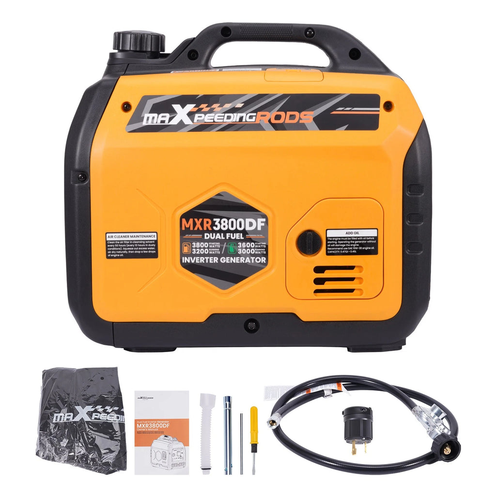 3800W Dual Fuel Inverter Generator for Extreme Weather Backup