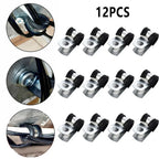 4.7mm Brake Pipe Clips 3/16" Lined Metal+Rubber P Clips