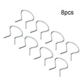 Set of 8 Door Handle Window Crank Retainer Horseshoe Clips for Chevrolet