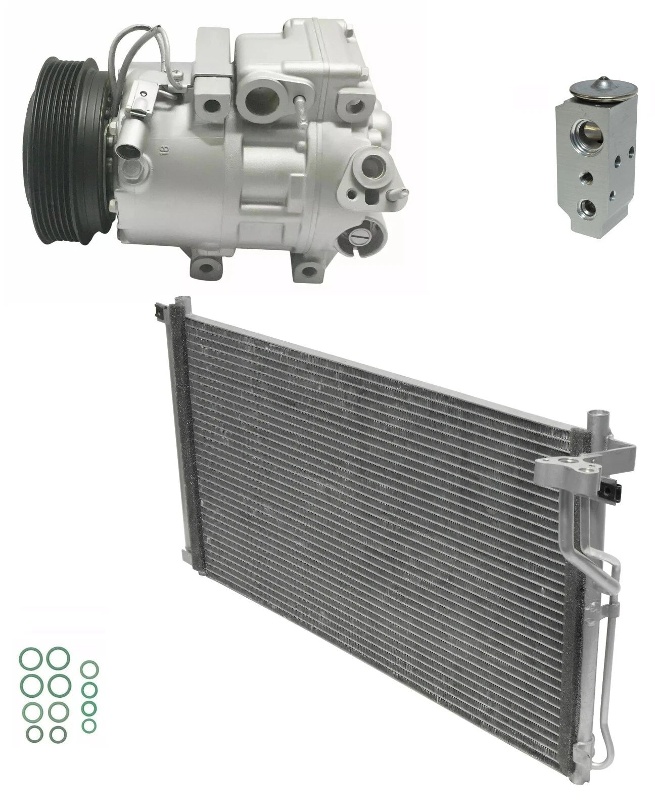 AC Compressor Kit With Condenser for Kia Optima 2.4L (2010–2015)
