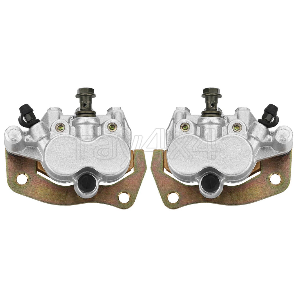 Front Left Right Brake Caliper & Pads for Yamaha Rhino 660 YXR660 (2004–2007)