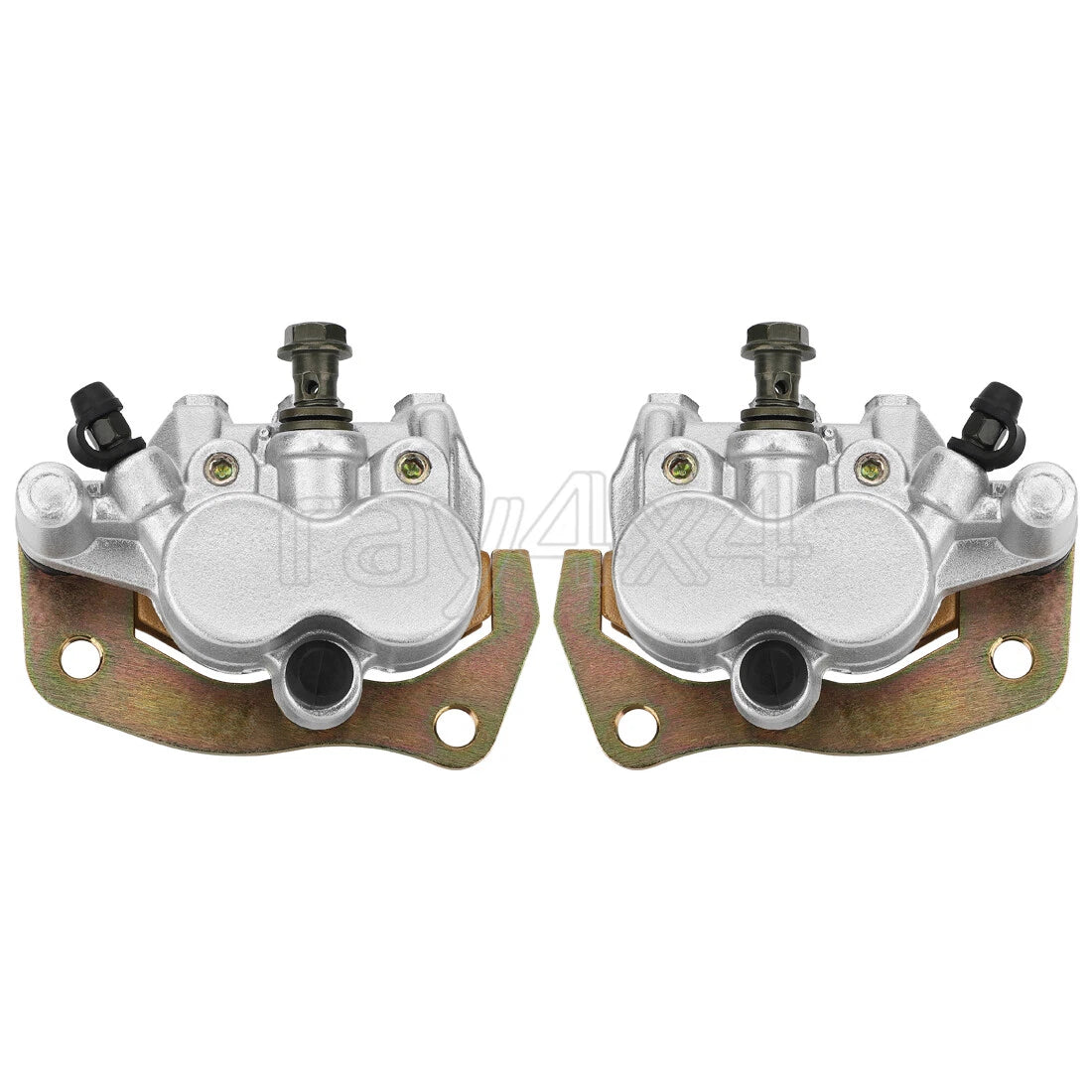 Front Left Right Brake Caliper & Pads for Yamaha Rhino 660 YXR660 (2004–2007)