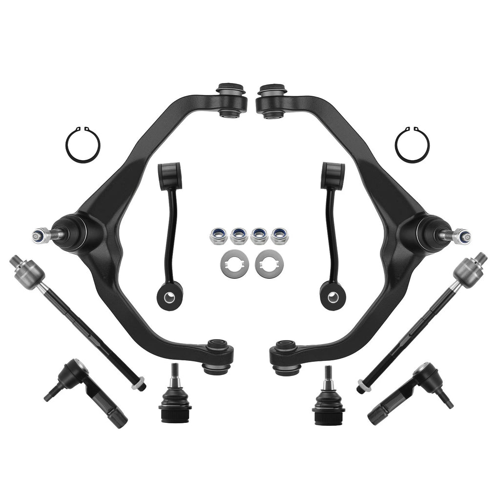 Front Upper Control Arms Ball Joints Tie Rod for Dodge Nitro Jeep Liberty (2007–2012)