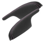 Leather Door Panel Armrest Cover for Acura MDX (2001–2006) Pink Stitch