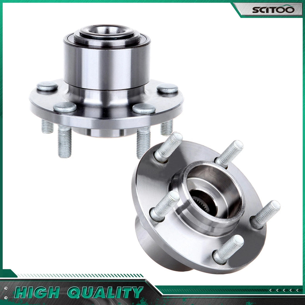 Front Wheel Bearings Hub Pair for Mazda 3 GS (2004–2005)