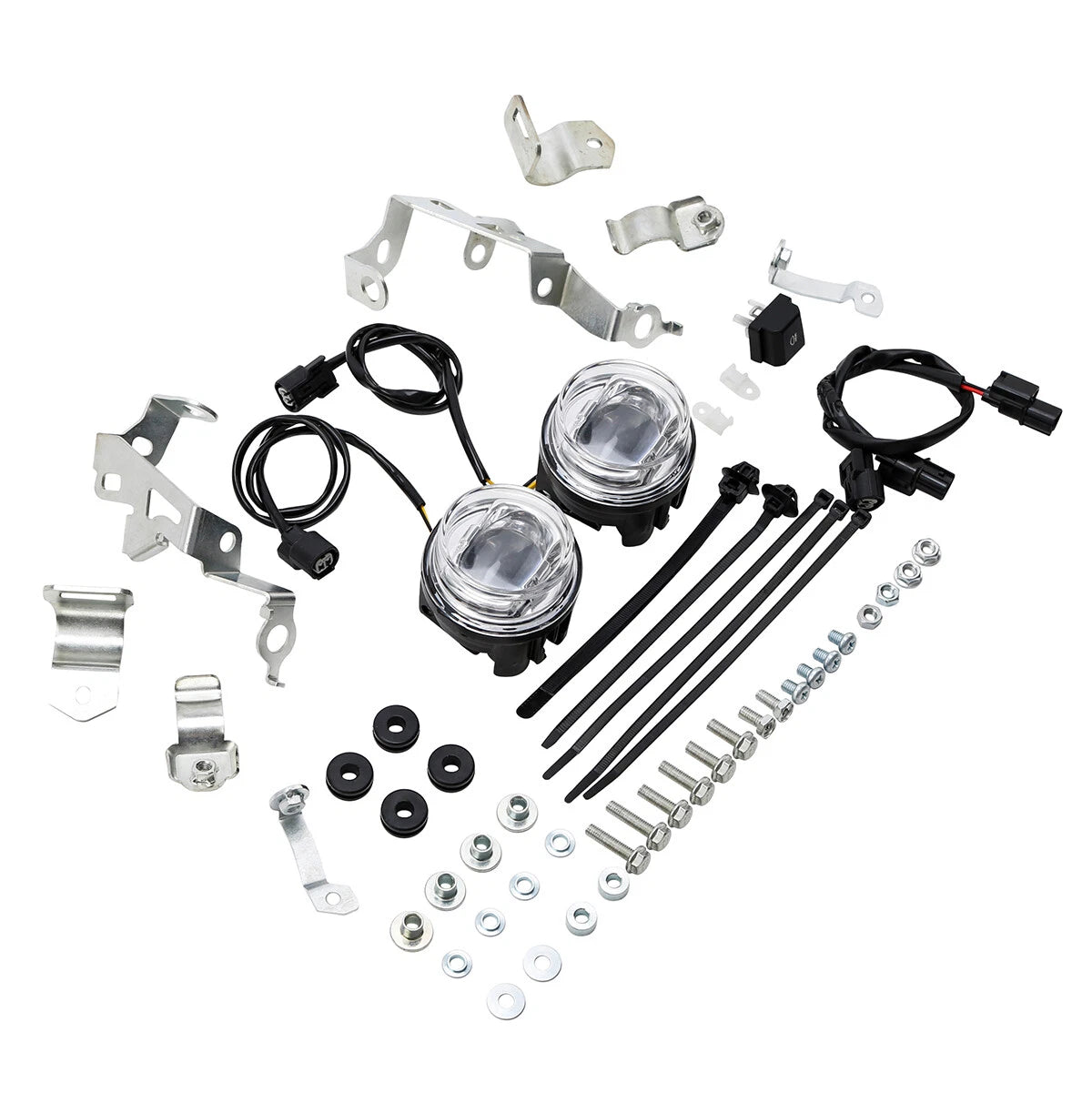 LED Fog Lights Attachment Kit for Honda Goldwing GL1800 (2018–2025)