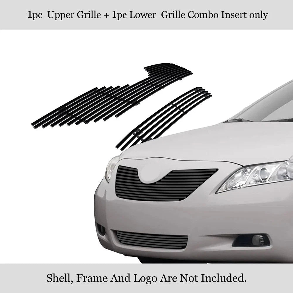 Stainless Black Billet Grille Insert for Toyota Camry (2007-2009)
