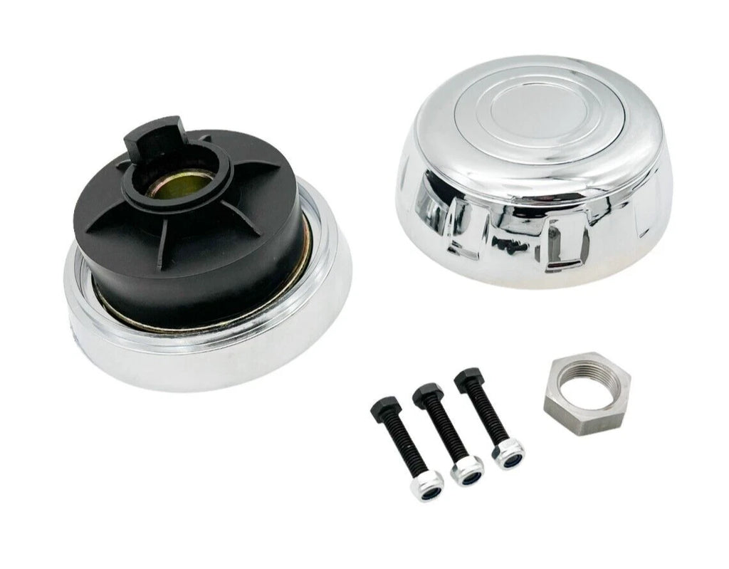 18 Inch Slotted Steering Wheel with Horn and Hub Adapter for Peterbilt (2000–2026)