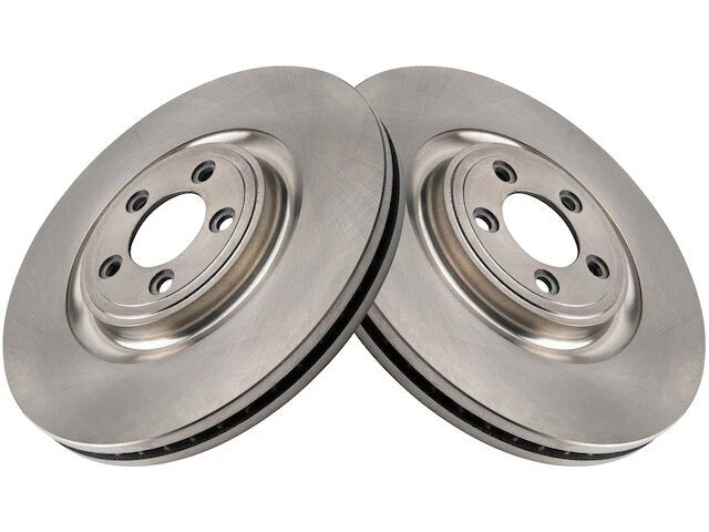 Set of 2 Front Brake Rotors for Jaguar XF (2009–2015) TJ128QN