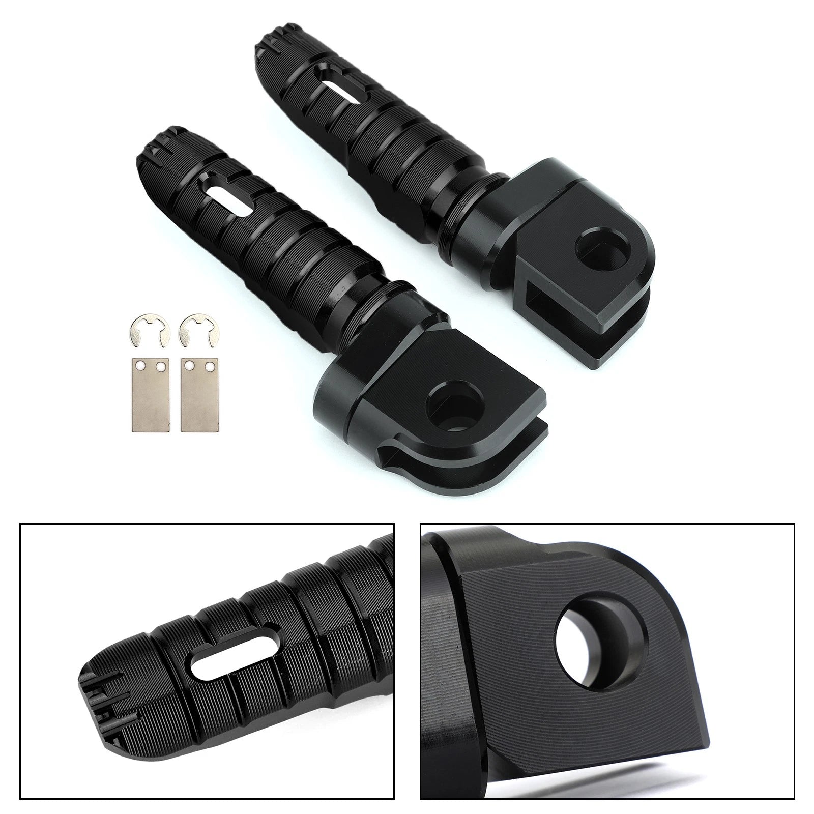 Front Footrests Foot Pegs for Kawasaki Z300 Z400 Z650 Z800 Z900 Z1000 (2015–2023)