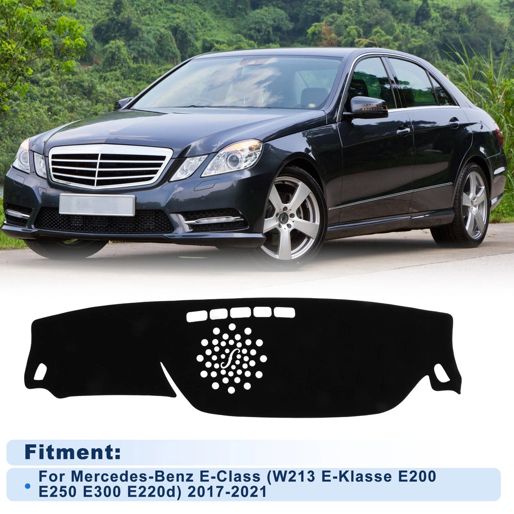 Dash Cover for Mercedes-Benz E-Class (W213 E200 E250 E300 E220d) Black