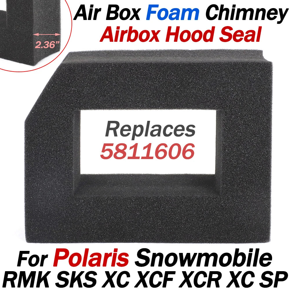Air Box Foam Chimney Hood Seal for Polaris RMK SKS XC SP XCF XCR (5811606)