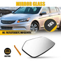 Heated Mirror Glass for Honda Accord (2008–2012) Driver Side, Backing Plate