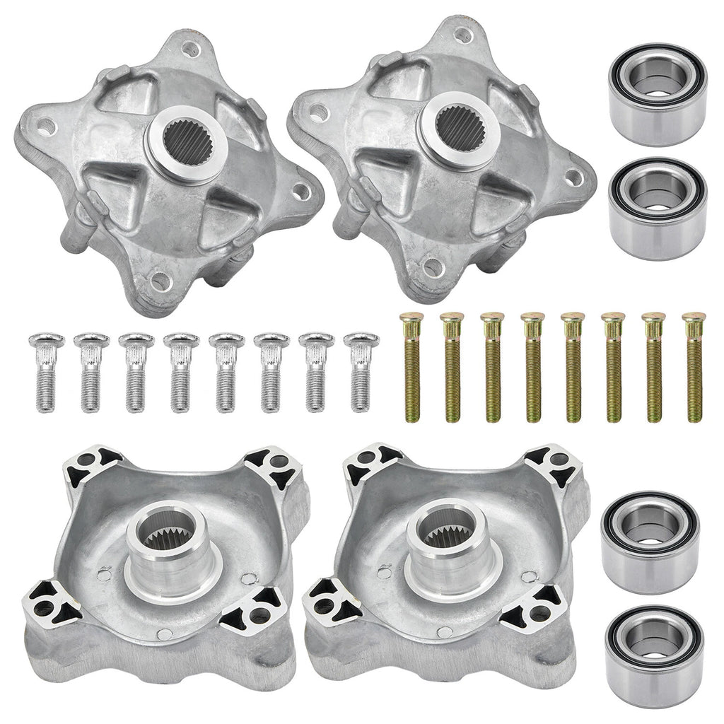 4X Wheel Hub & Bearing Kit for Polaris RZR 800 (2008–2014)