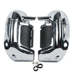 Chrome Lower Vented Leg Fairings for Harley Electra Glide (1983–2013)