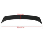 Matte Black Rear Trunk Spoiler Lip for Toyota Corolla (2009-2013)