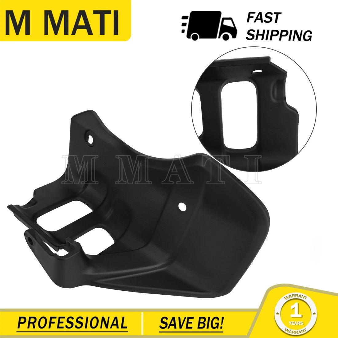 Left Plastic Heel Splash Guard for Honda TRX300EX TRX300X (1996–2009) 80122-HC0-670ZC