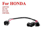 2 Pins Outlet Socket Plug Adapter Cable for Honda ADV350 XL750 (2022–2024)
